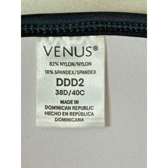 Venus Bikini top Push Up Halter Padded,Ring detail, Tie Adjustable, size 38D/40C - Picture 8 of 8